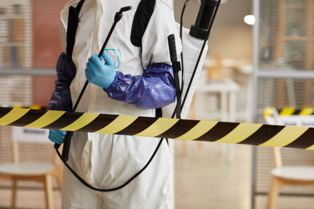 Professional Trauma Scene Cleanup technician working in Locust Valley, NY